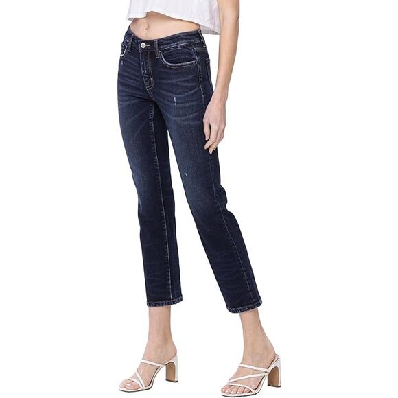 Flying Monkey Mid Rise Slim Straight Jeans - F5278 - Size 26 - Picture 3 of 4